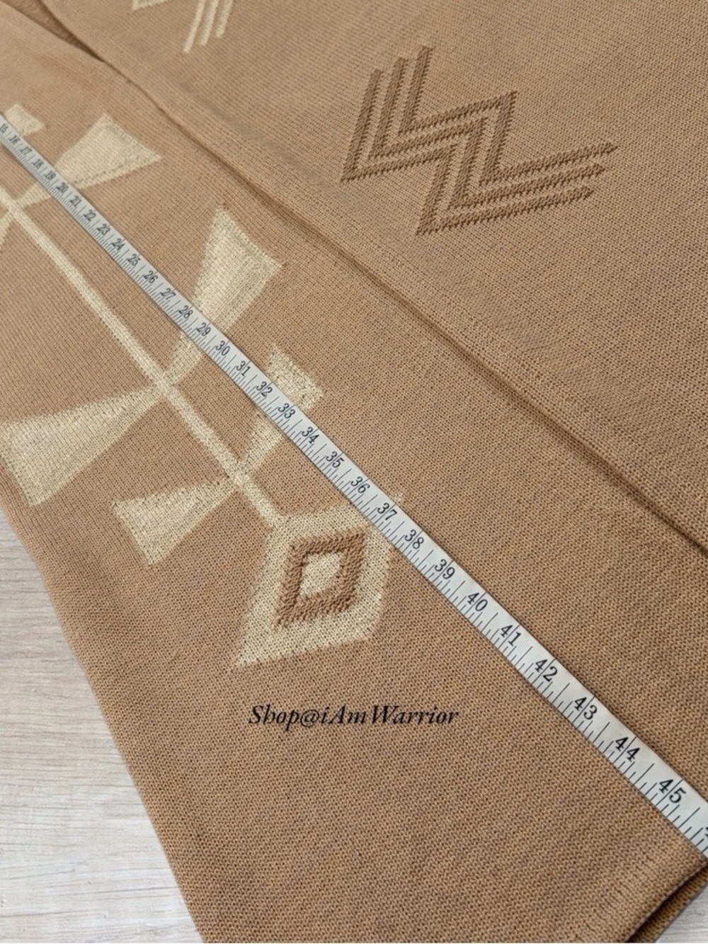 LRL Camel & Cream Tribal Intarsia
Knit Duster *shop@iamwarrior - Picture 8 of 10